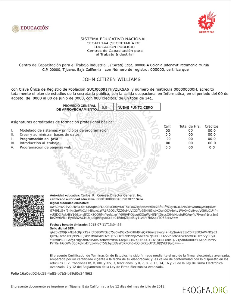 Mexique Système éducatif national